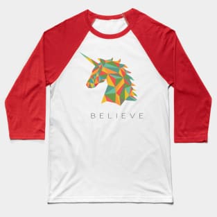 Belive in Unicorns (Dark) Baseball T-Shirt